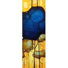 Salman Farooqi, 12 x 36 Inch, Acrylic on Canvas, Landscape Painting, AC-SF-661 Salman Farooqi, 12 x 36 Inch, Acrylic on Canvas, Landscape Painting, AC-SF-661